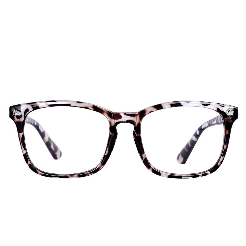 MAXJULI Blue Light Blocking Glasses,Computer Reading/Gaming/TV/Phones Glasses for Women Men(Leopard) - Image 1